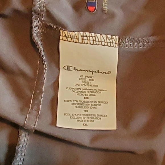 Champion Gray Athletic Wicking Pocket Shorts Men's Size XXL NWT - Picture 16 of 16